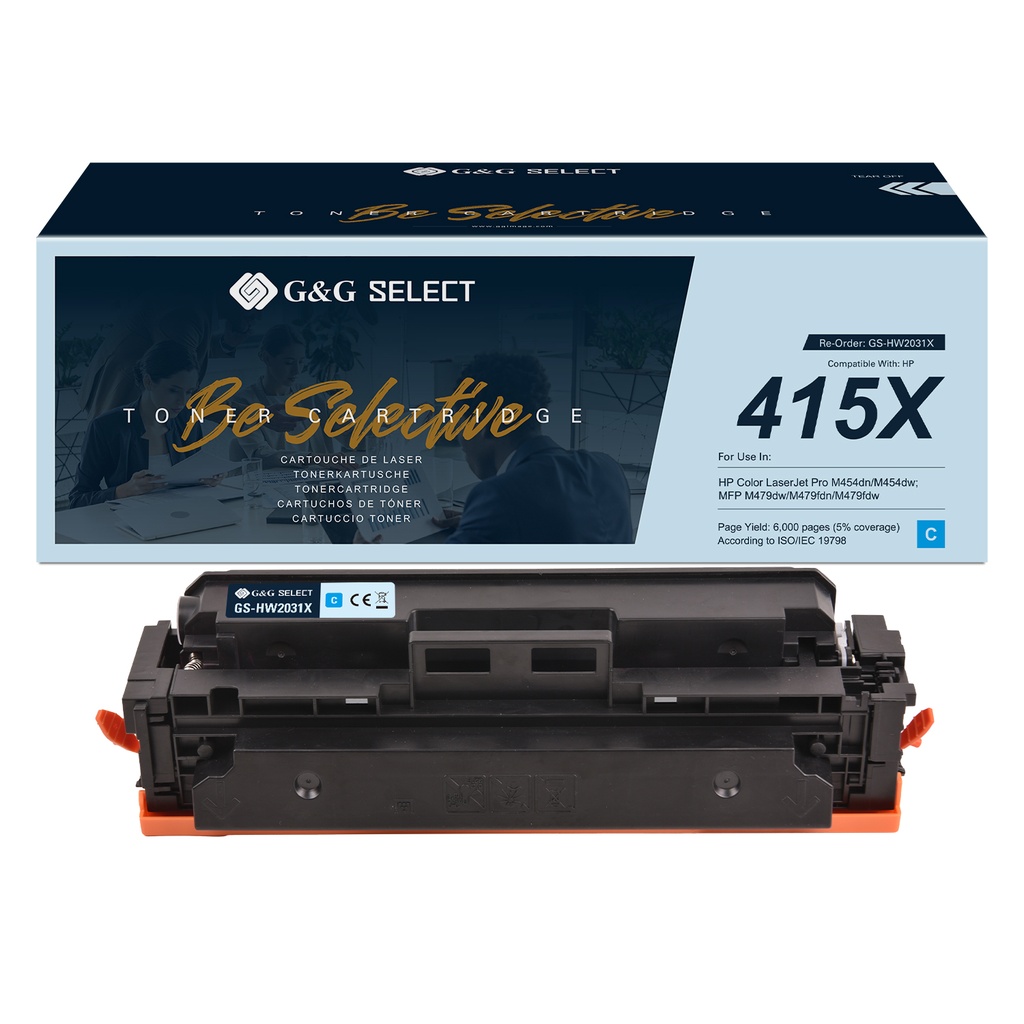 G&G Select Compatible HP W2031X Toner Cyan