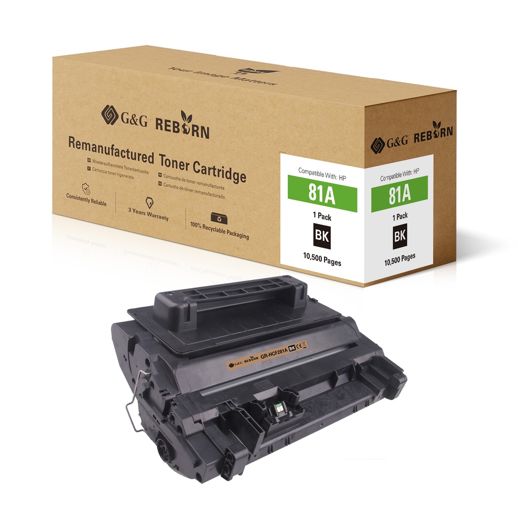 G&G Reborn Remanufactured HP CF281A Toner Mono