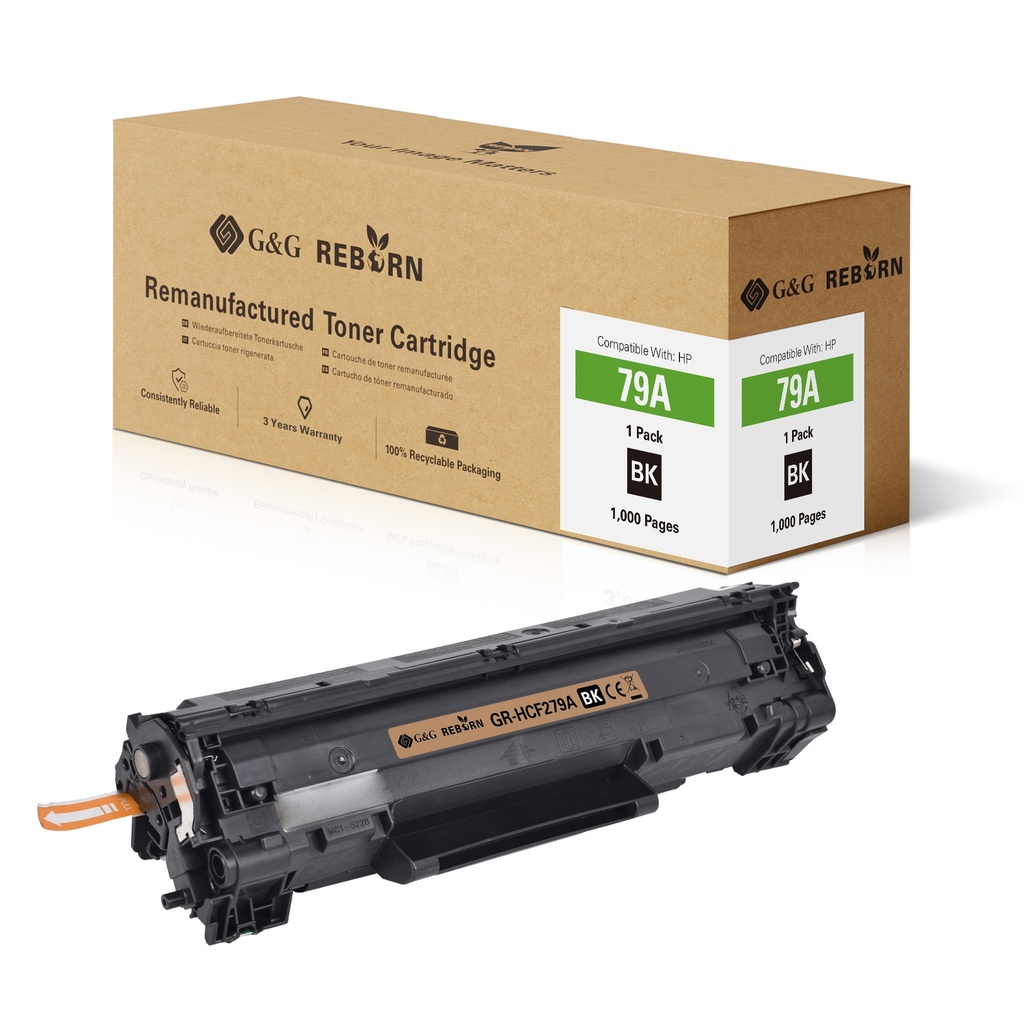 G&G Reborn Remanufactured HP CF279A Toner Mono