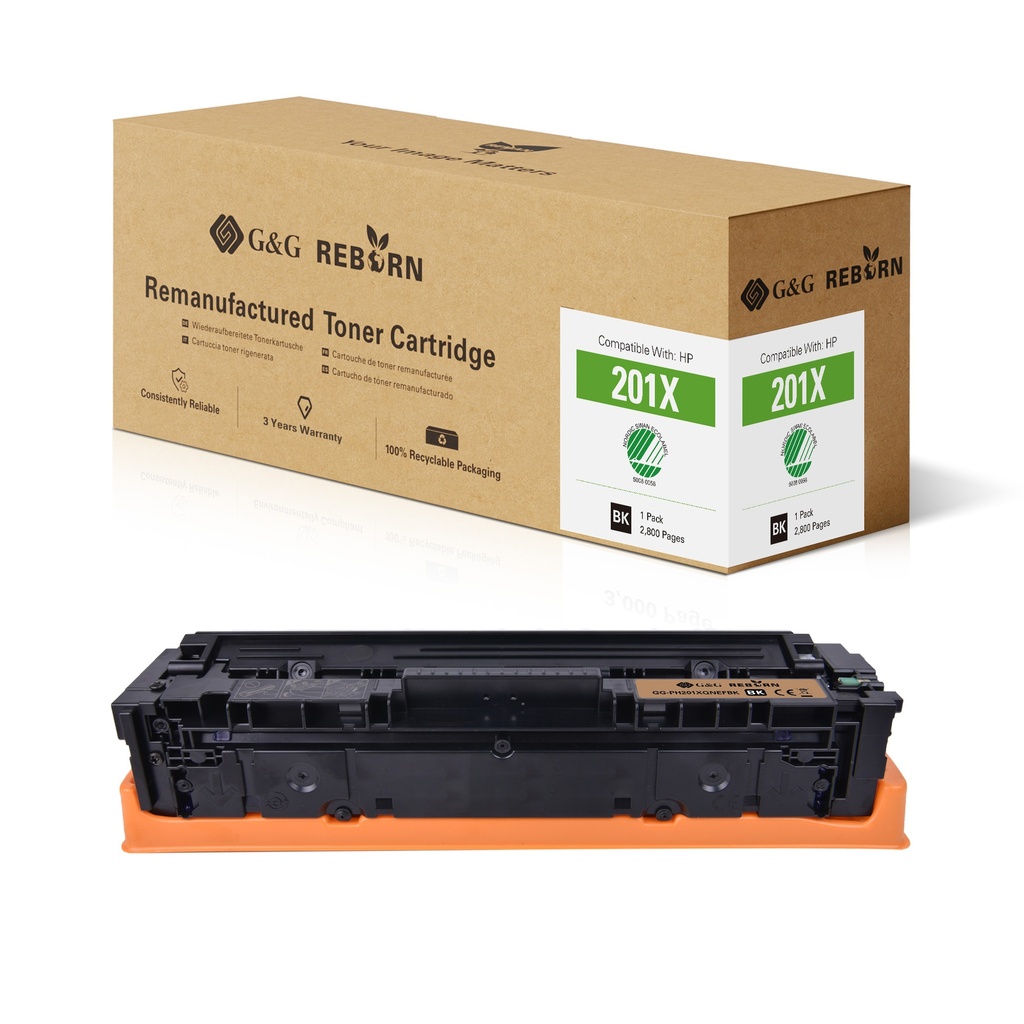 G&G Reborn Remanufactured HP CF400X Toner Black