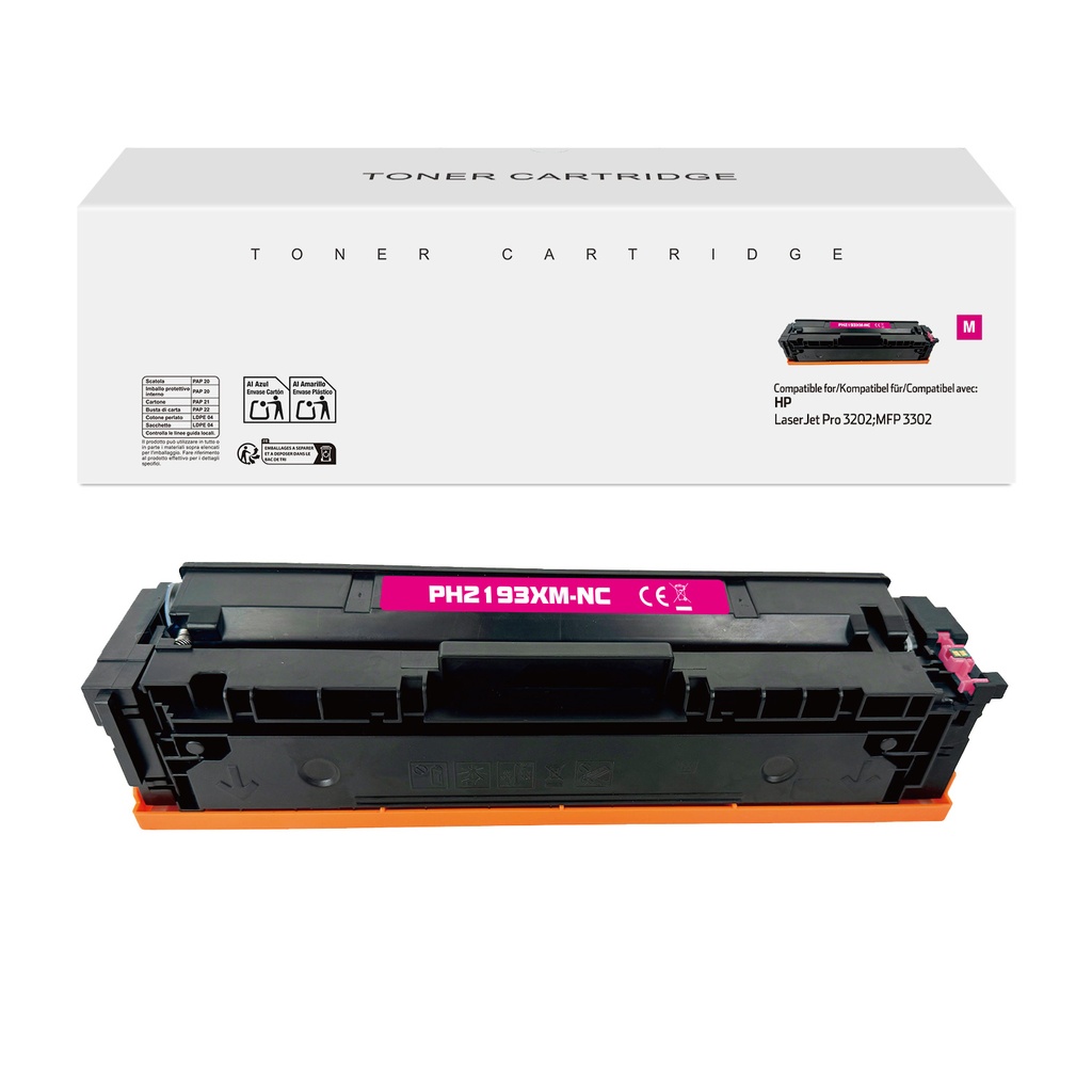 【202601邮件指示下架】White Box Compatible HP W2193X Toner Magenta(No Chip)