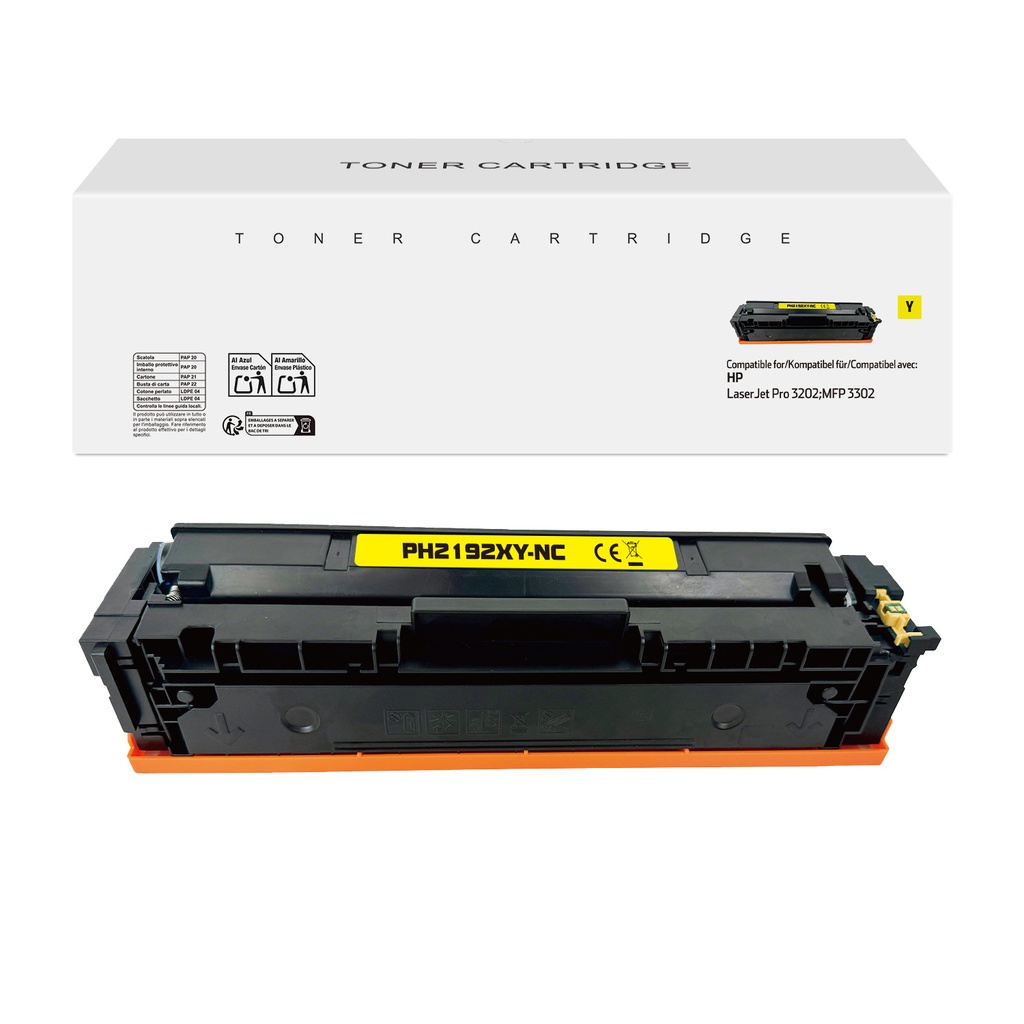 White Box Compatible HP W2192X Toner Yellow(No Chip)