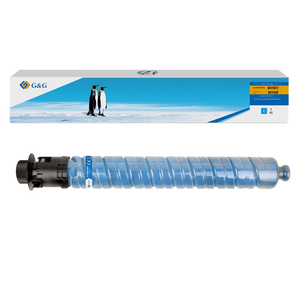 G&G Compatible Ricoh 841921/841928 Toner Cyan[No Restock]