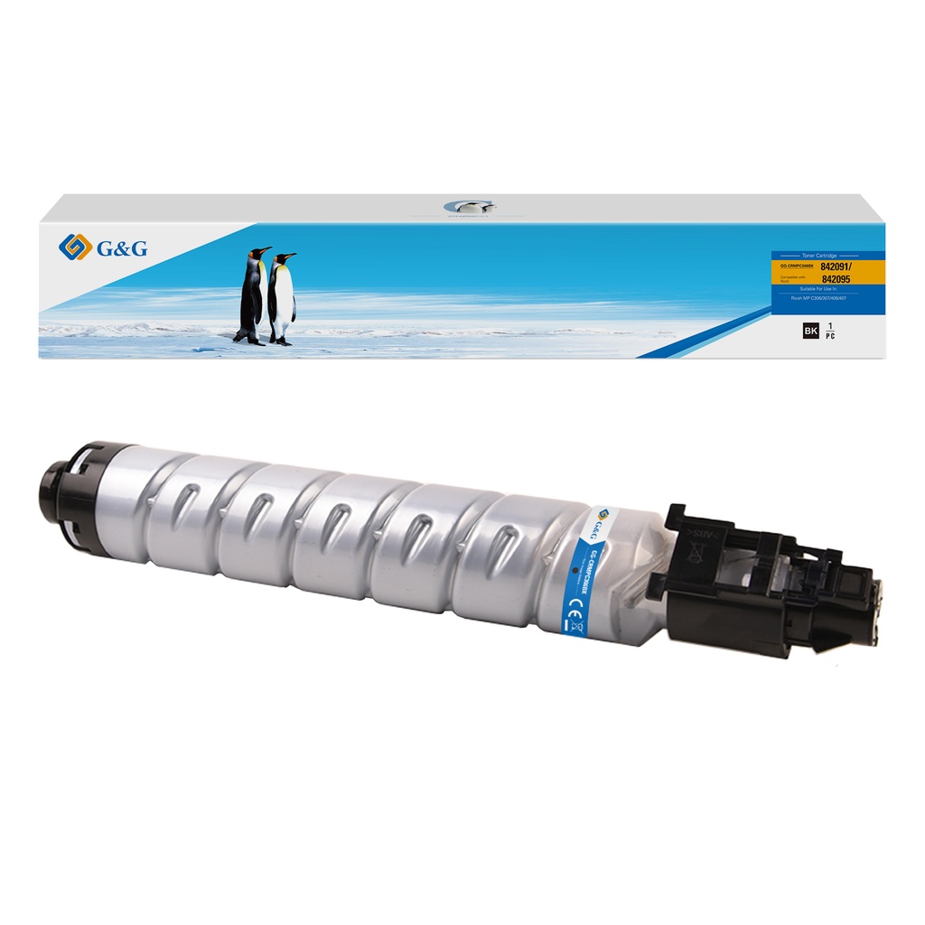 G&G Compatible Ricoh 842091/842095 Toner Black