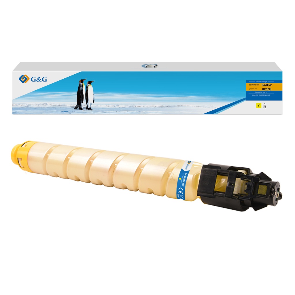 G&G Compatible Ricoh 842098 Copier Toner Y