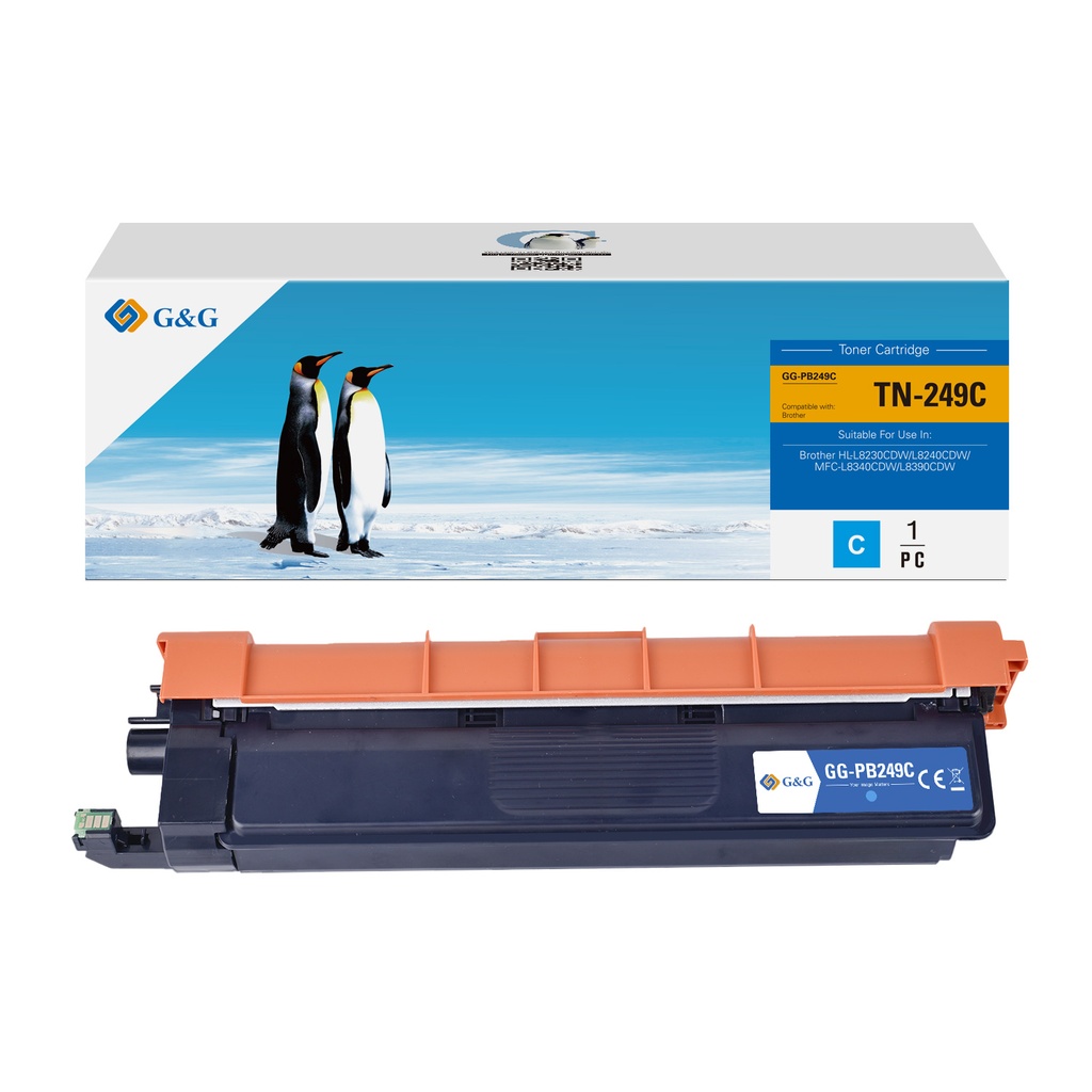 G&G Compatible Brother TN-249C Toner Cyan