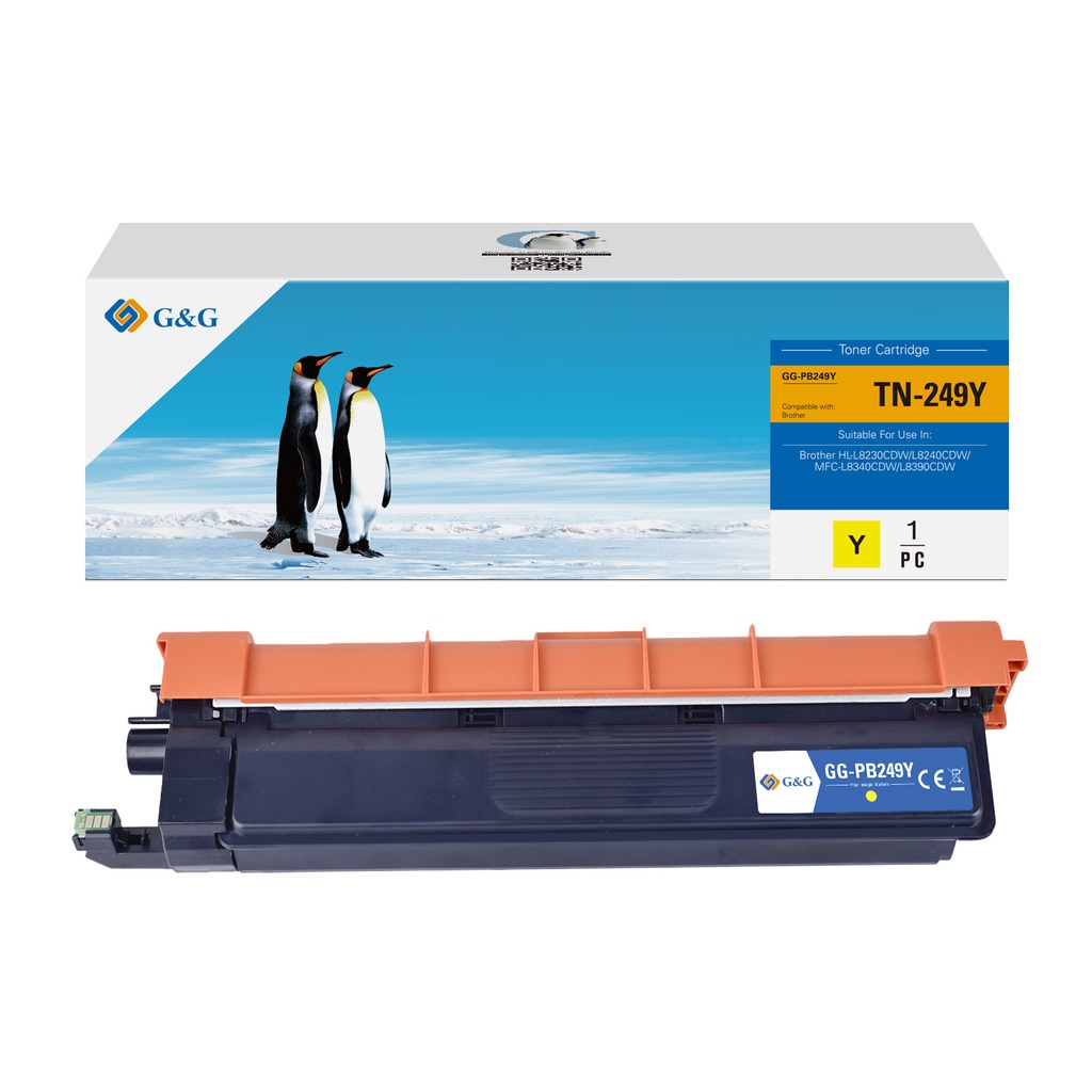 G&G Compatible Brother TN-249Y Toner Yellow
