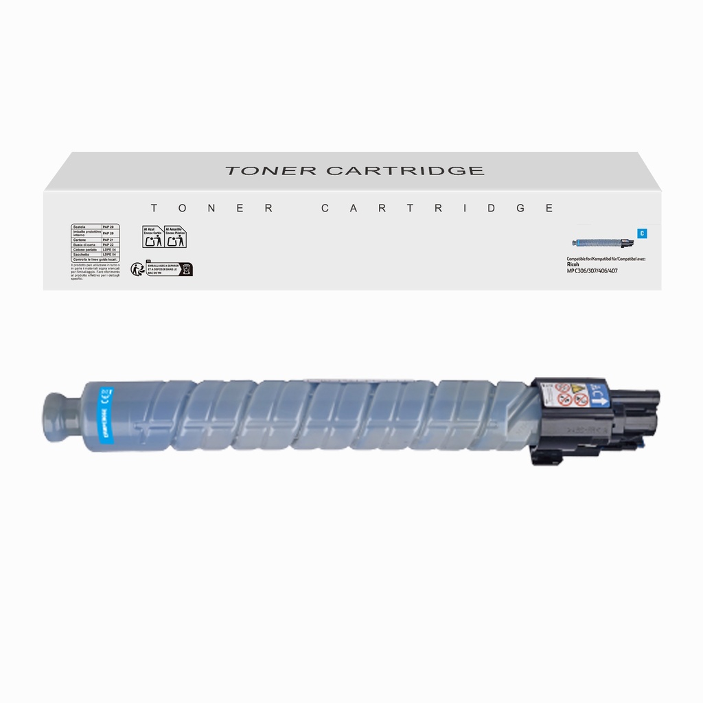 White Box Compatible Ricoh 842092/842096 Toner Cyan