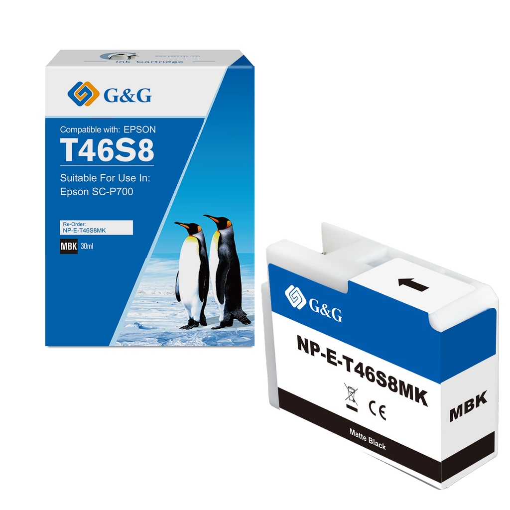 G&G Compatible Epson T46S8MK(PG) Inkjet Cartridge Matte Black