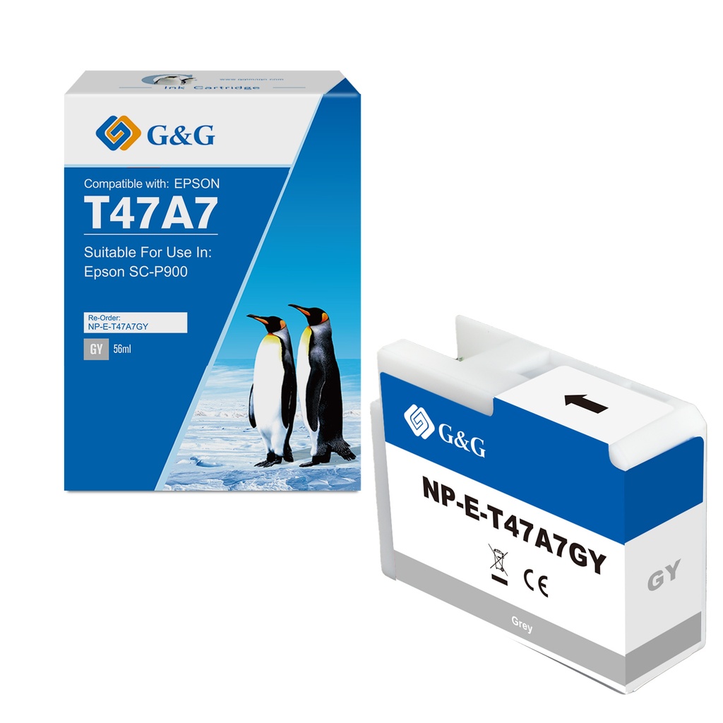 G&G Compatible Epson T47A7GY(PG) Inkjet Cartridge Gray