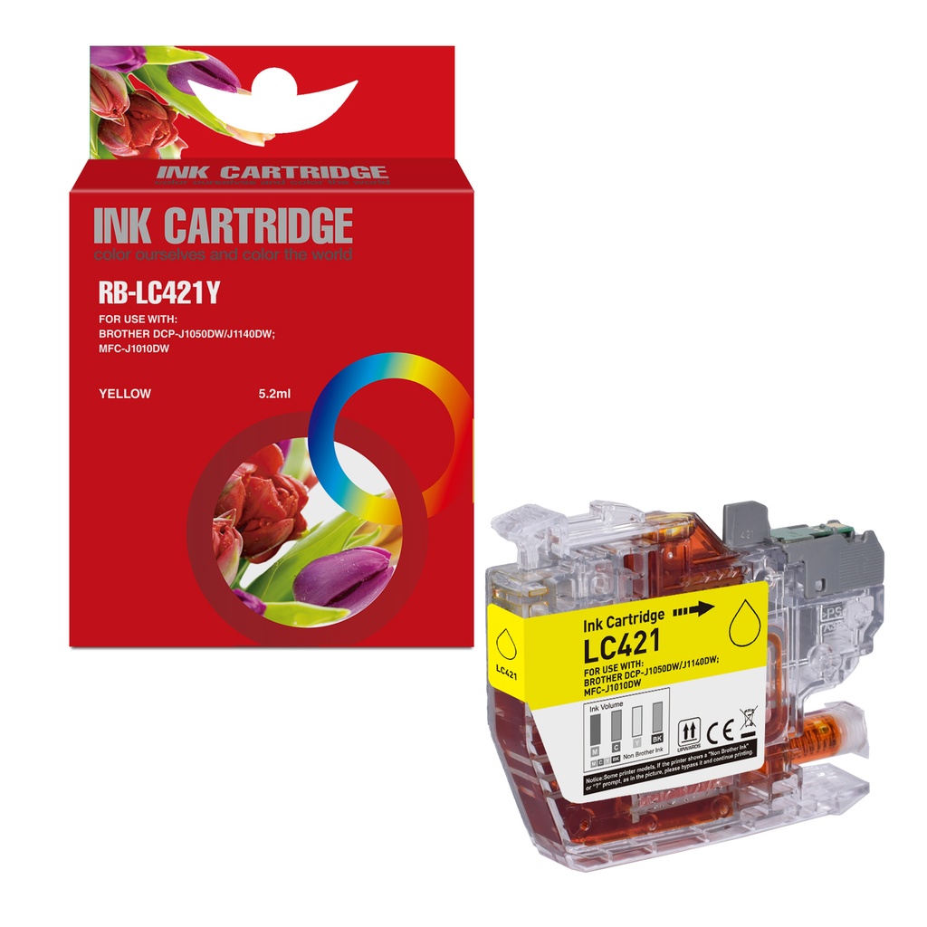 Red Box Compatible LC421Y Ink Y