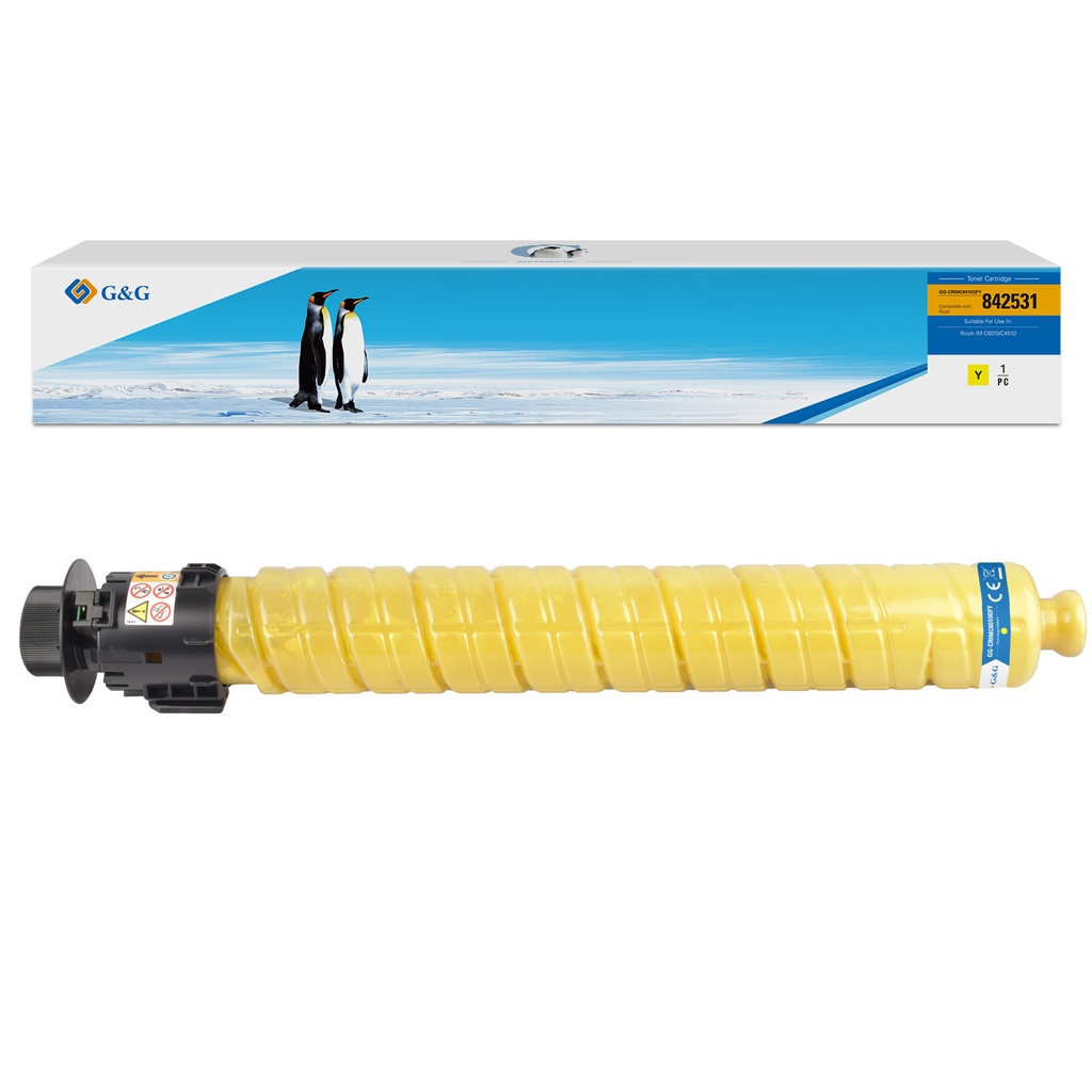 G&G Remanufactured Ricoh 842531 Toner Yellow[No Restock]