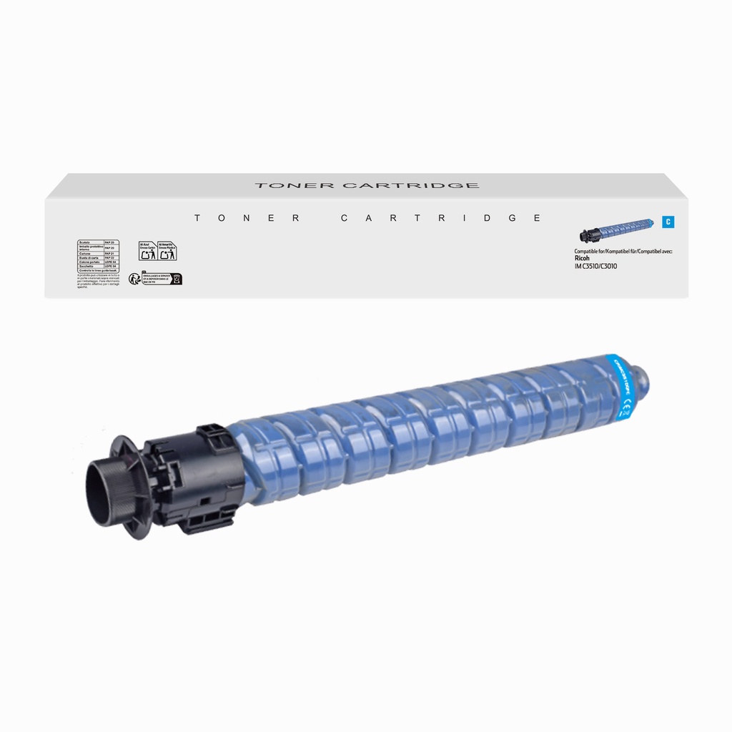White Box Remanufactured Ricoh 842509 Toner Cyan