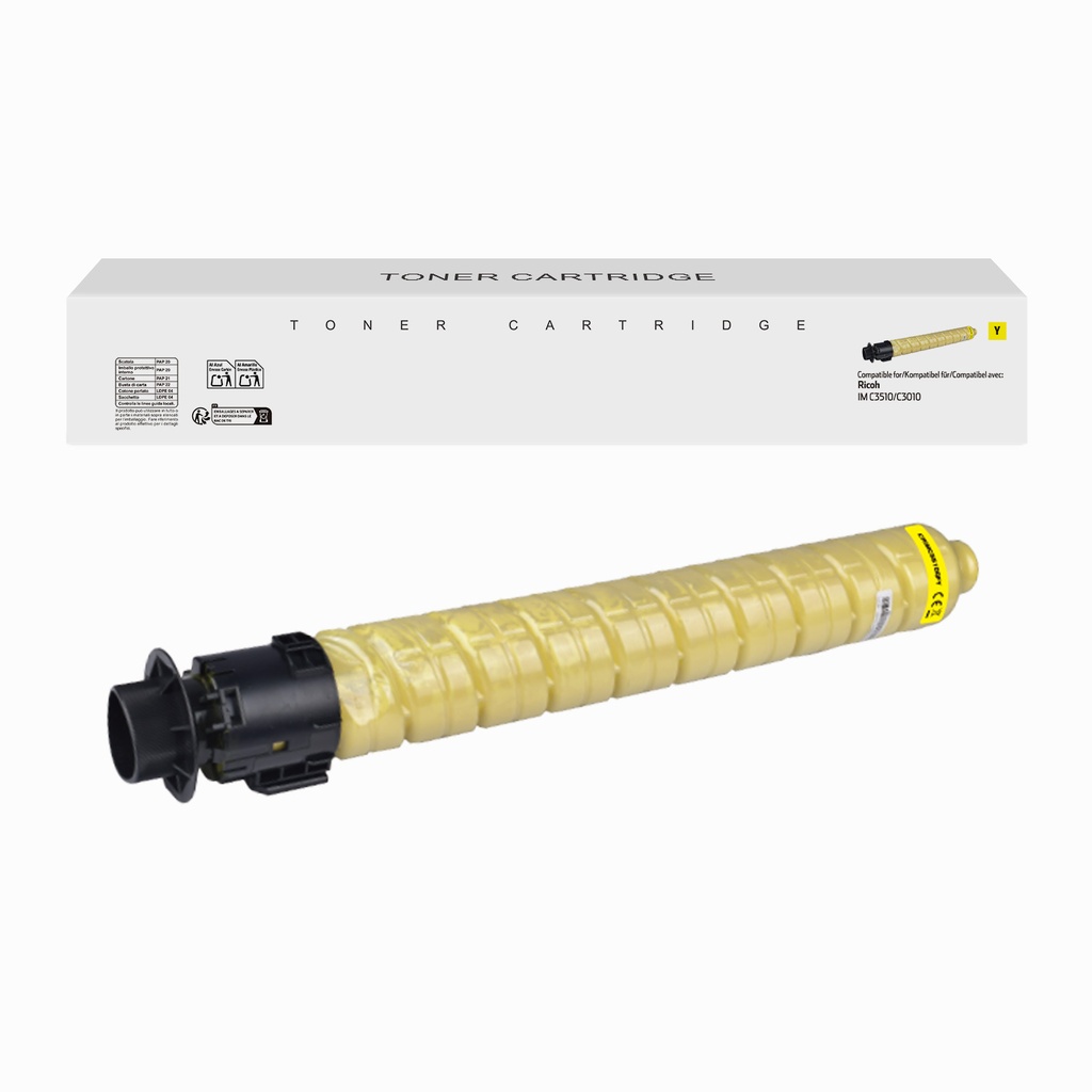 White Box Remanufactured Ricoh 842507 Toner Yellow
