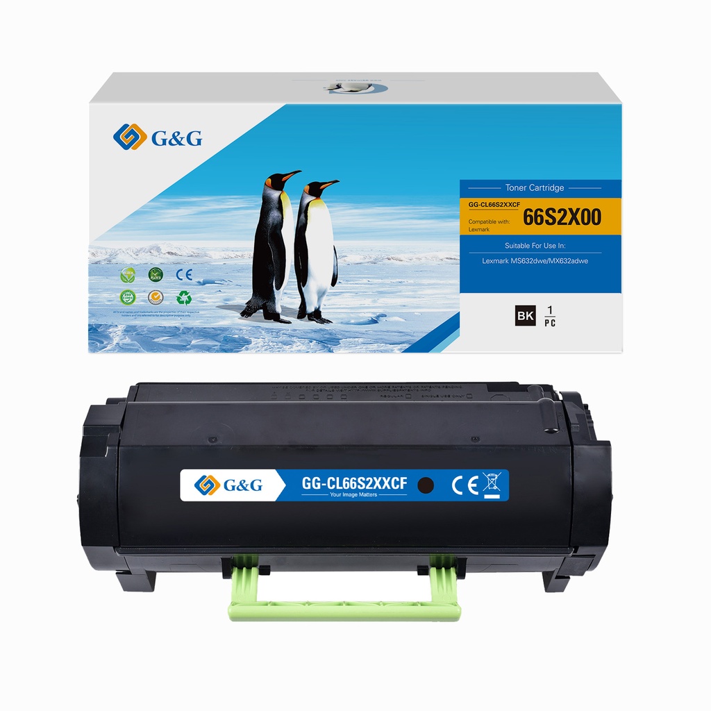 G&G Remanufactured Lexmark 66S2X00 Toner Mono