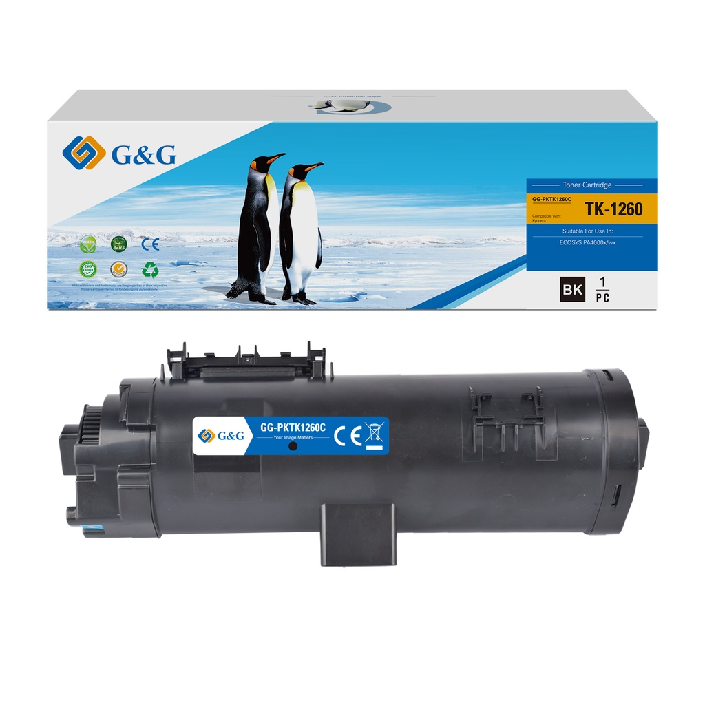 G&G Compatible Kyocera TK-1260 Toner Mono