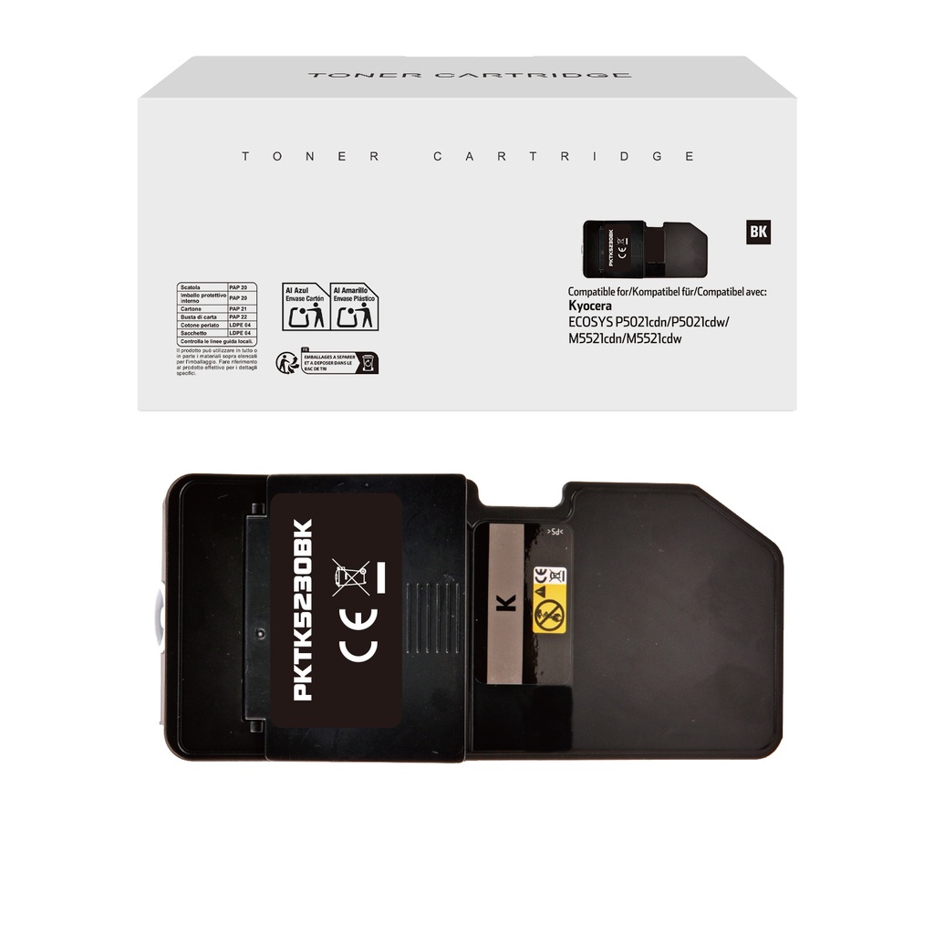 White Box Compatible Kyocera TK5230BK Toner Black