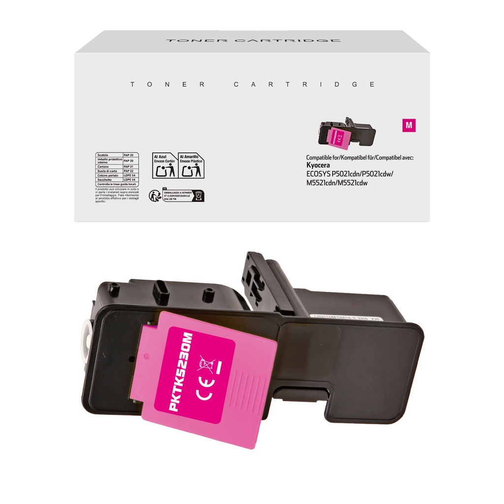 White Box Compatible Kyocera TK5230M Toner Magenta