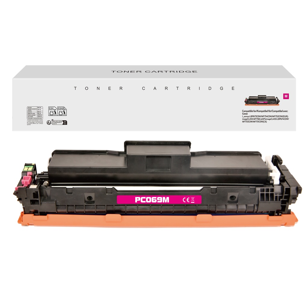 White Box Compatible Canon Toner 069 Magenta/Cartridge 069 Magenta Toner Magenta