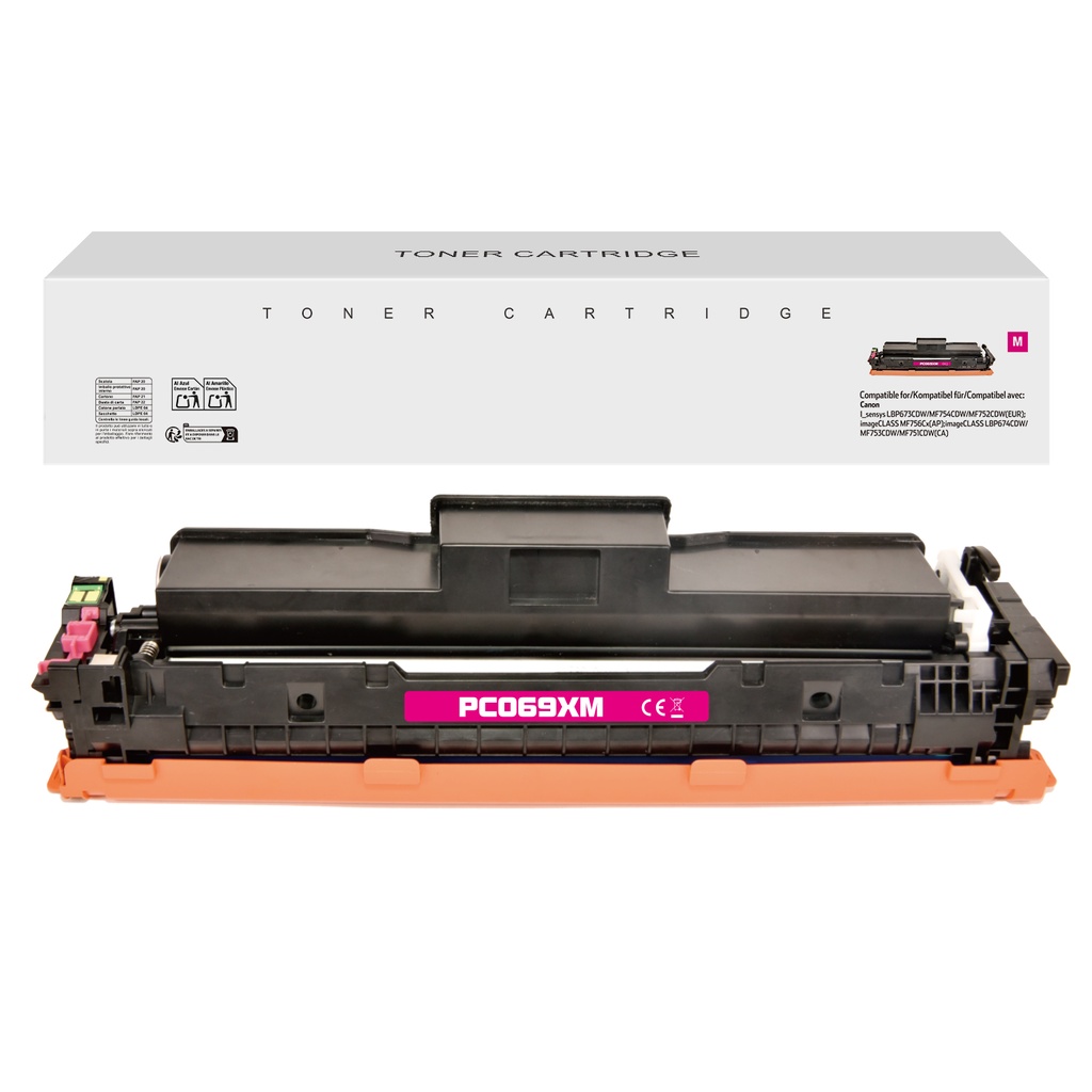 White Box Compatible Canon Toner 069H Magenta/Cartridge 069H Magenta Toner Magenta