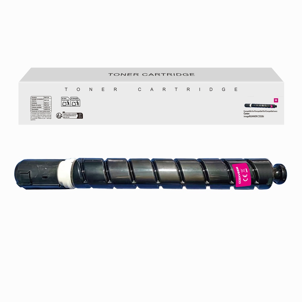 White Box Compatible Canon C-EXV65M Toner Magenta