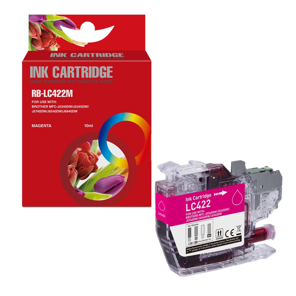 Red Box Compatible Brother LC422M Ink M