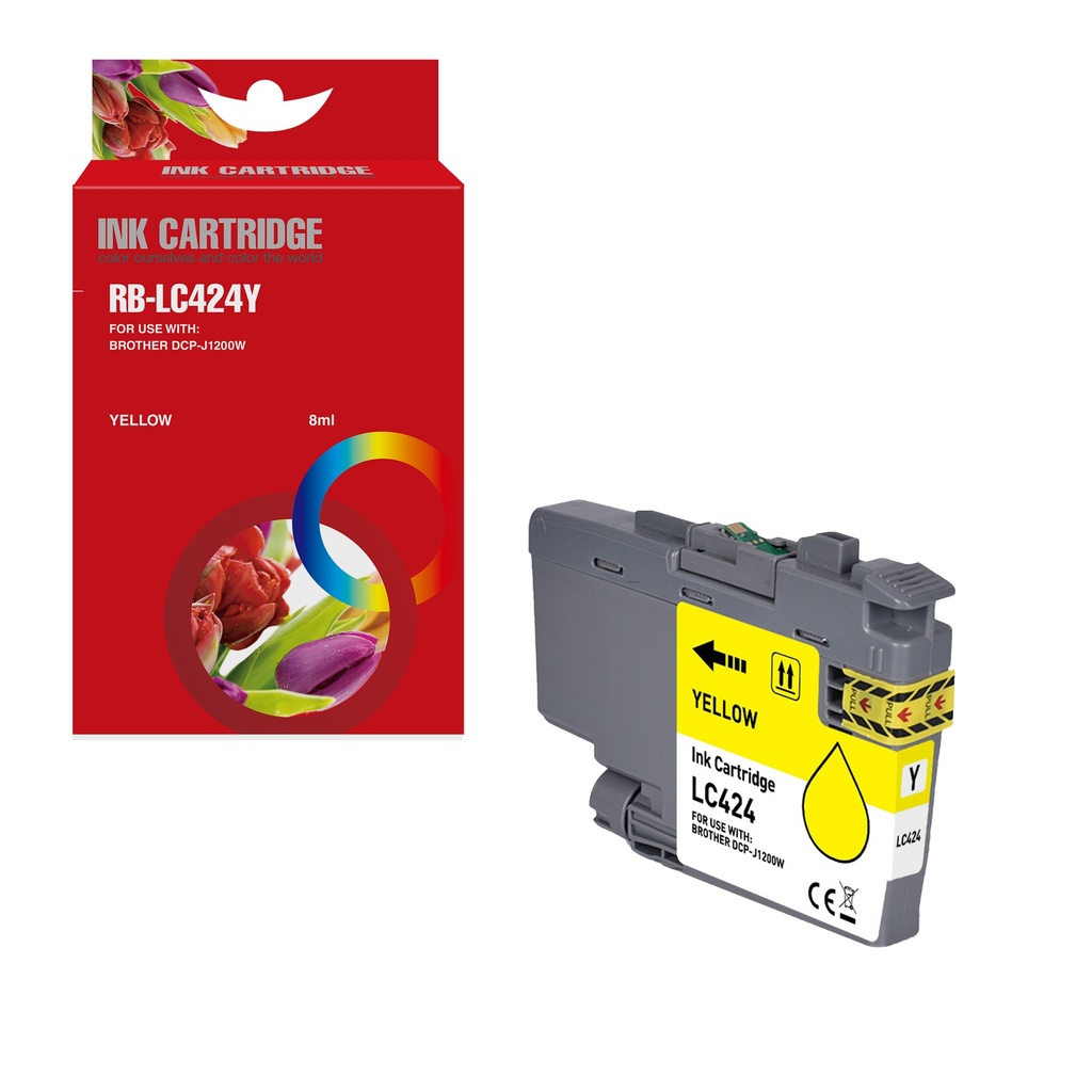 Red Box Compatible LC424Y Ink Y