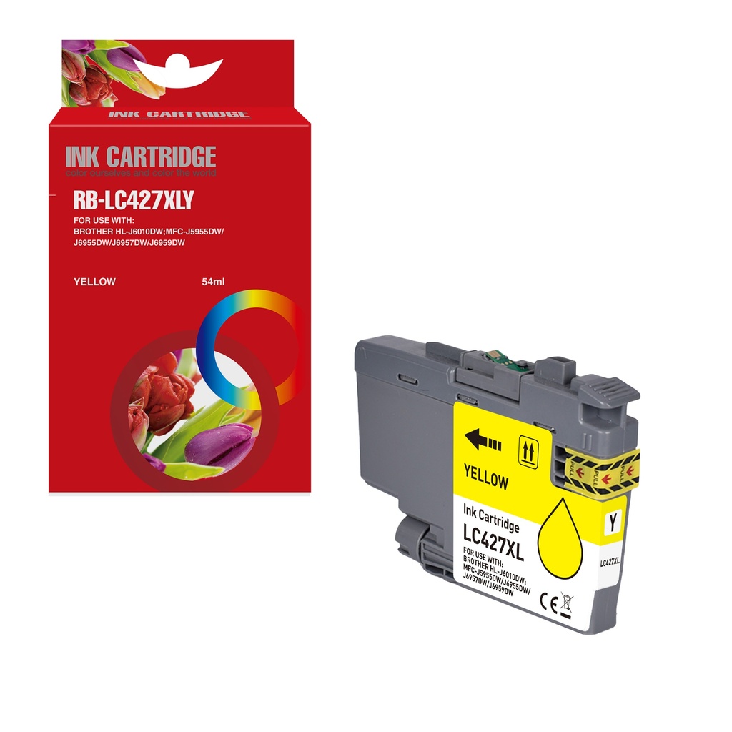 Red Box Compatible LC427XLY Ink Y