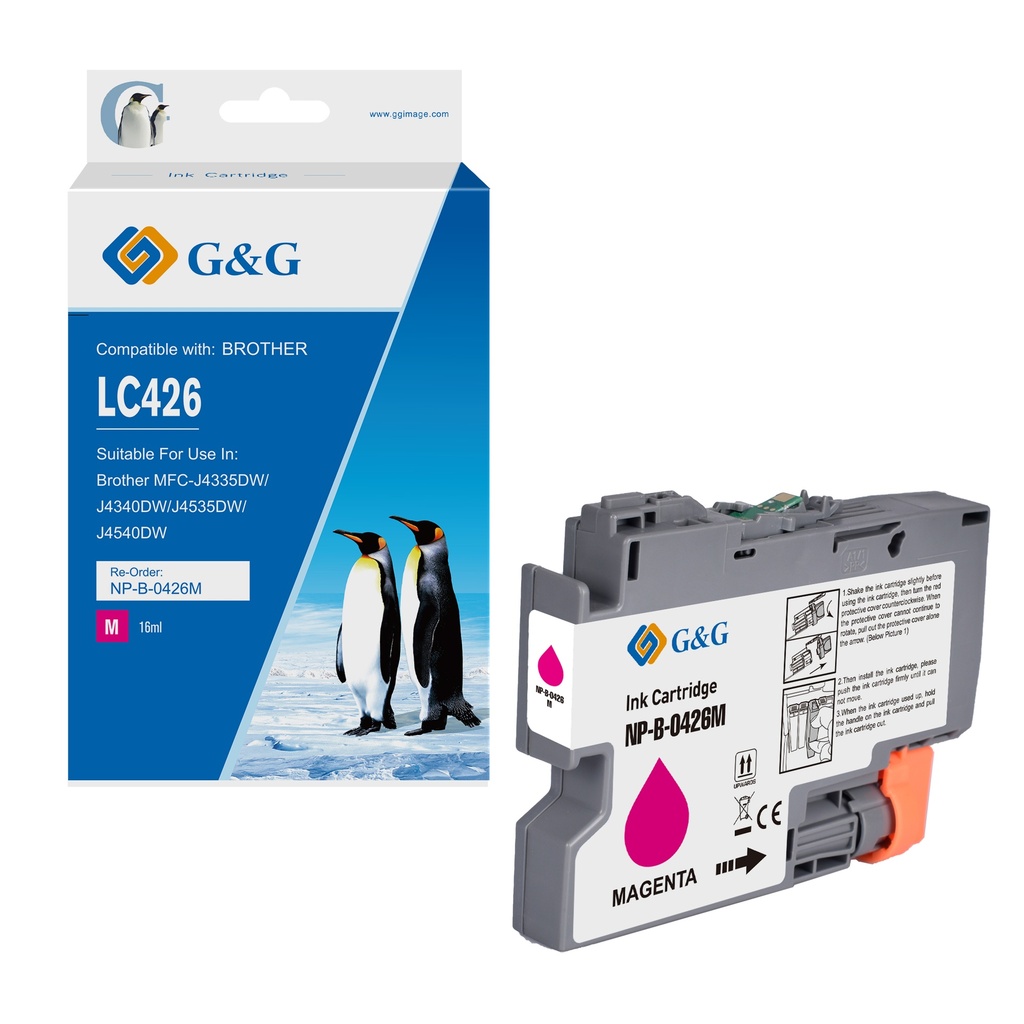 G&G Compatible Brother LC426M Inkjet Cartridge Magenta