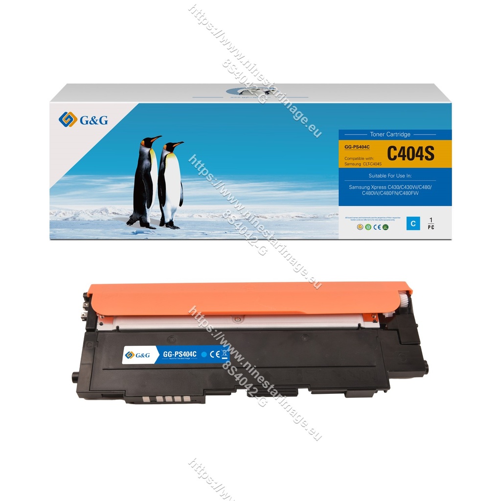 G&G Compatible Samsung CLT-C404S Toner C