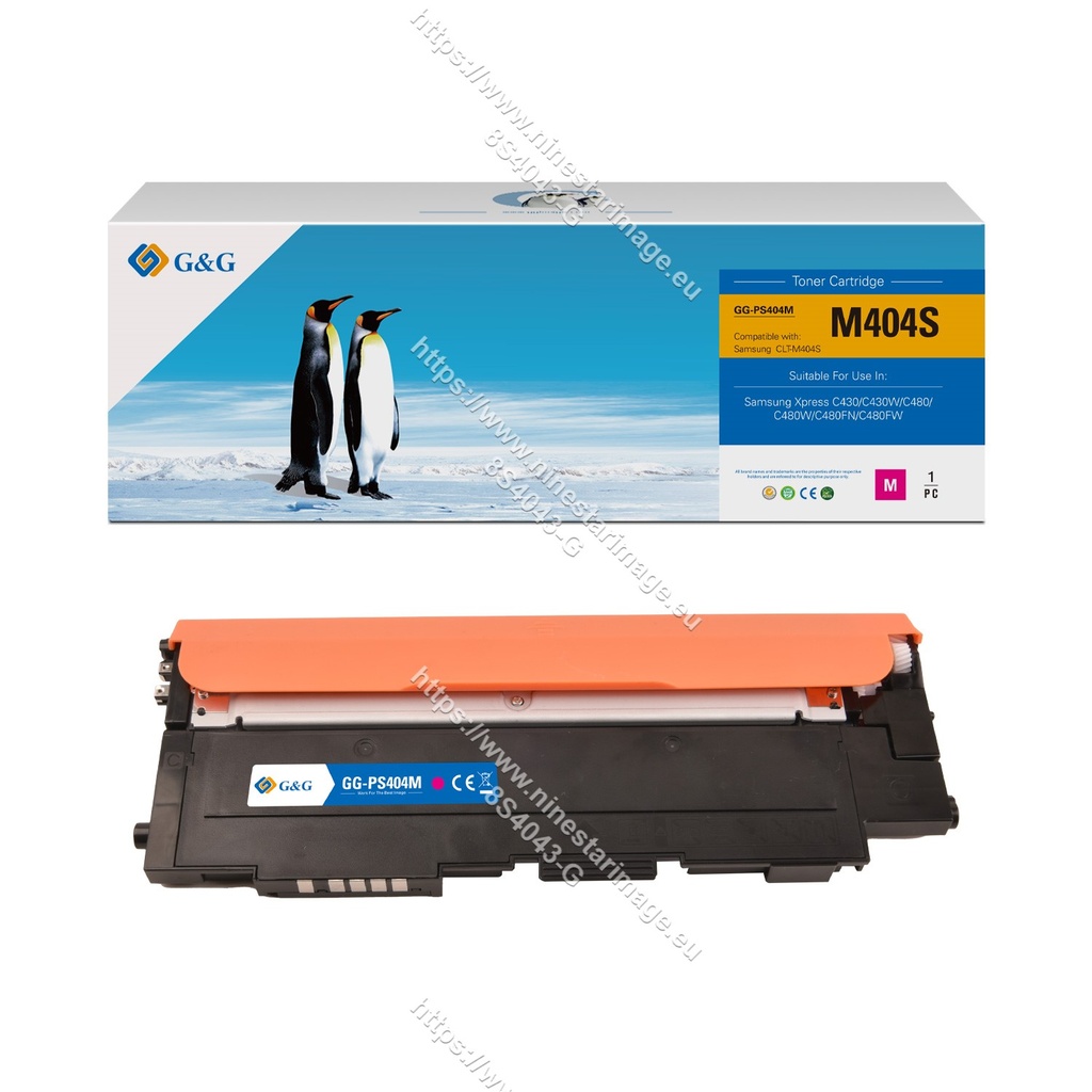 G&G Compatible Samsung CLT-M404S Toner Magenta