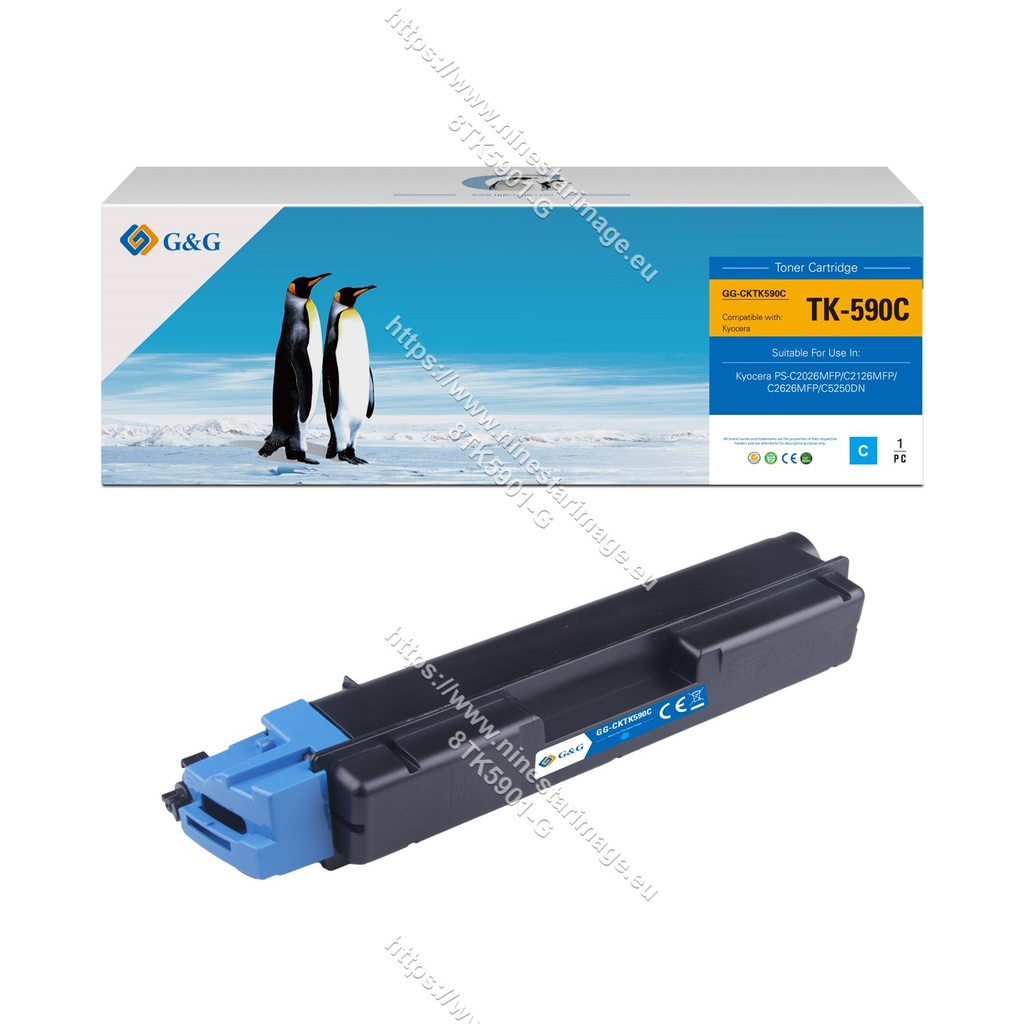 G&G Compatible Kyocera TK-590C Toner C