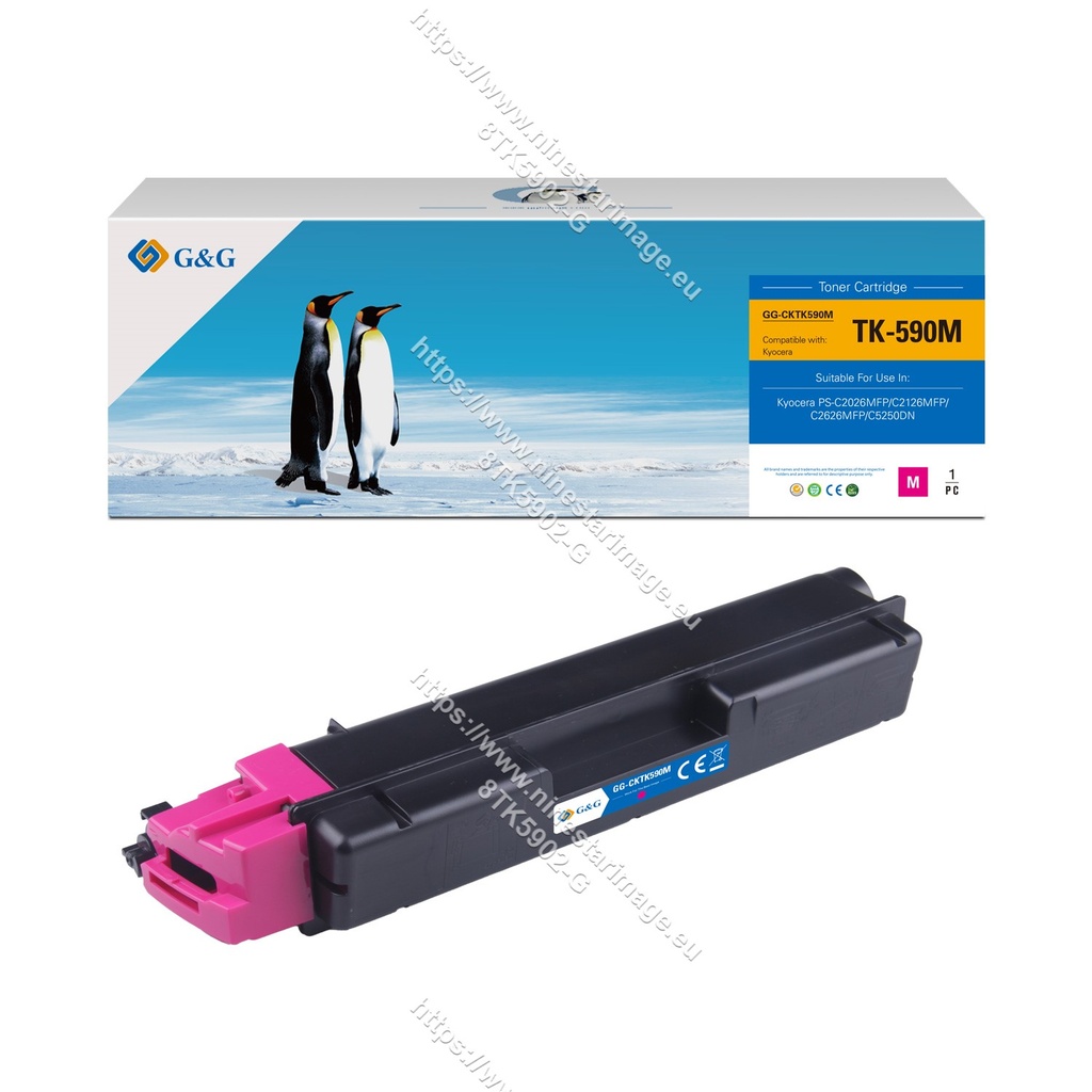 G&G Compatible Kyocera TK-590M Toner Magenta