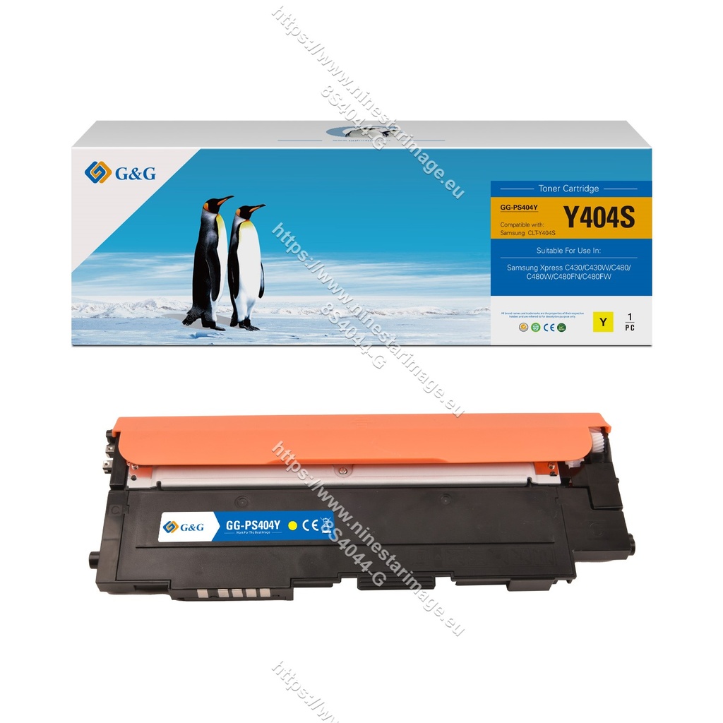 G&G Compatible Samsung CLT-Y404S Toner Yellow