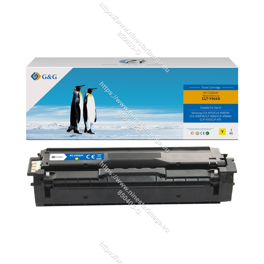 G&G Compatible Samsung CLT-Y504S Toner Yellow