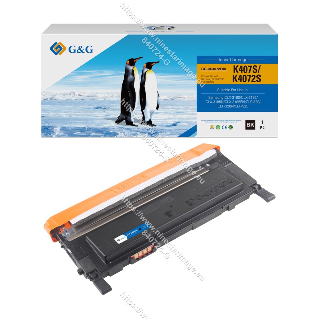 G&G Remanufactured Samsung CLT-K4072S Toner B