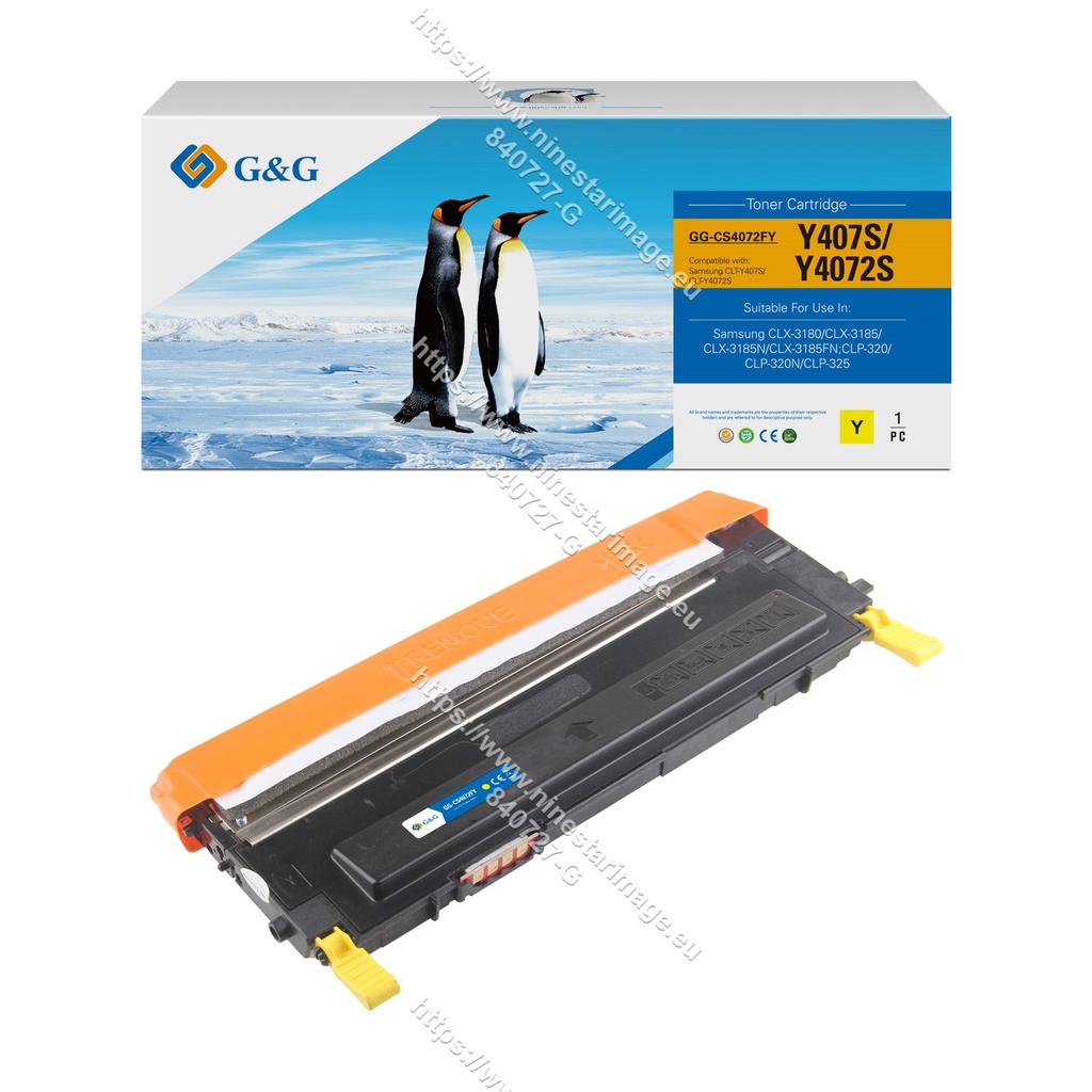 G&G Remanufactured Samsung CLT-Y4072S  Toner Y