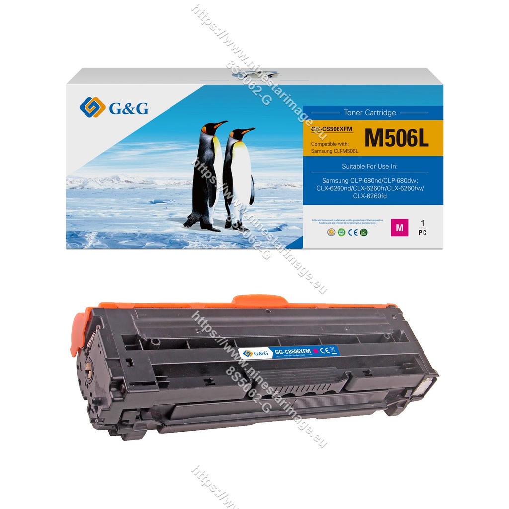 G&G Remanufactured Samsung CLT-M506L Toner Magenta