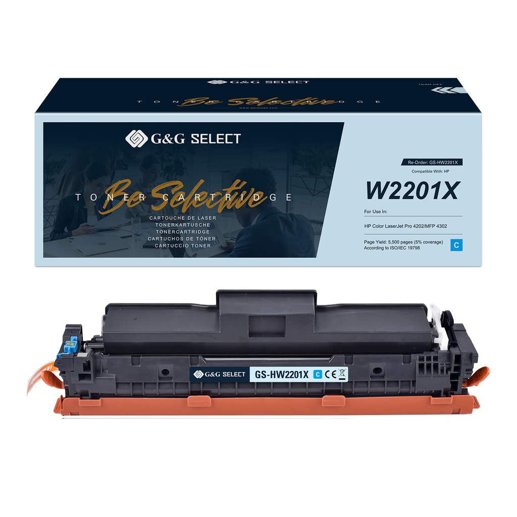 G&G Select Compatible HP W2201X Toner Cyan