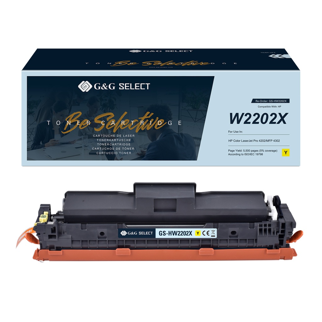 G&G Select Compatible HP W2202X Toner Yellow