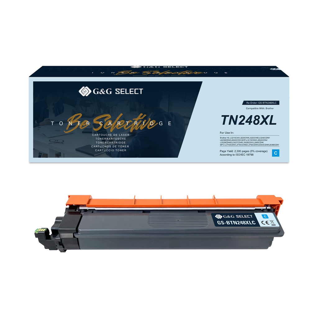 G&G Select Compatible Brother TN-248XLC Toner Cyan