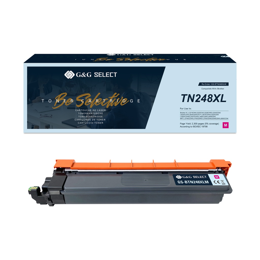 G&G Select Compatible Brother TN-248XLM Toner Magenta