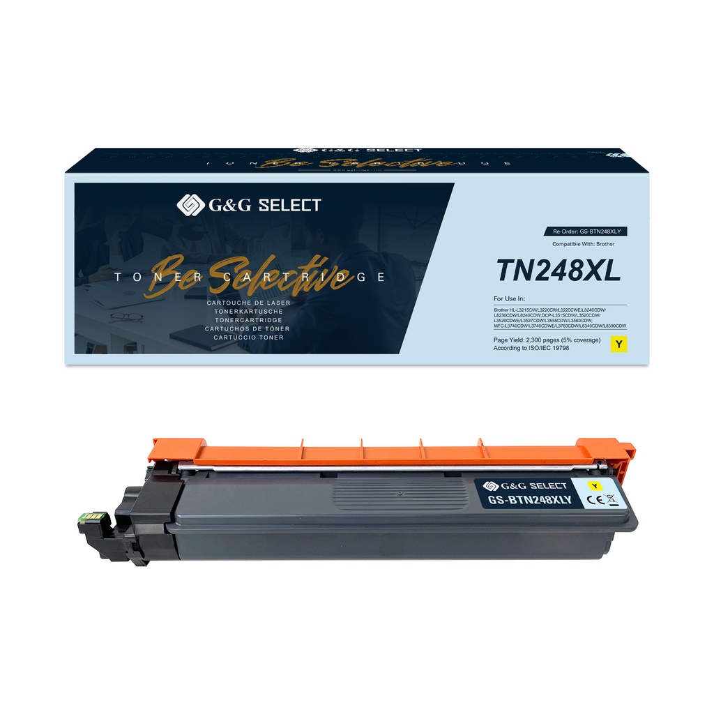 G&G Select Compatible Brother TN-248XLY Toner Yellow