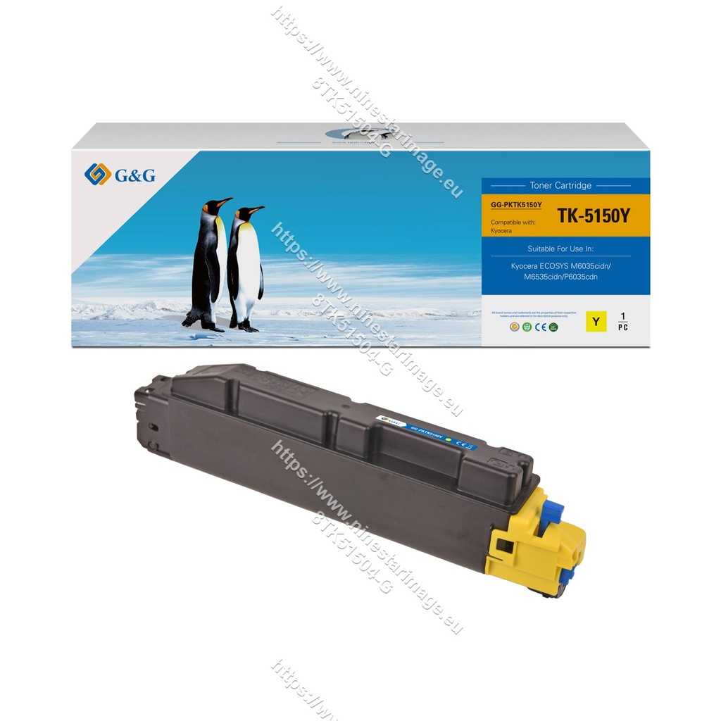 G&G Compatible Kyocera TK5150Y Toner Yellow