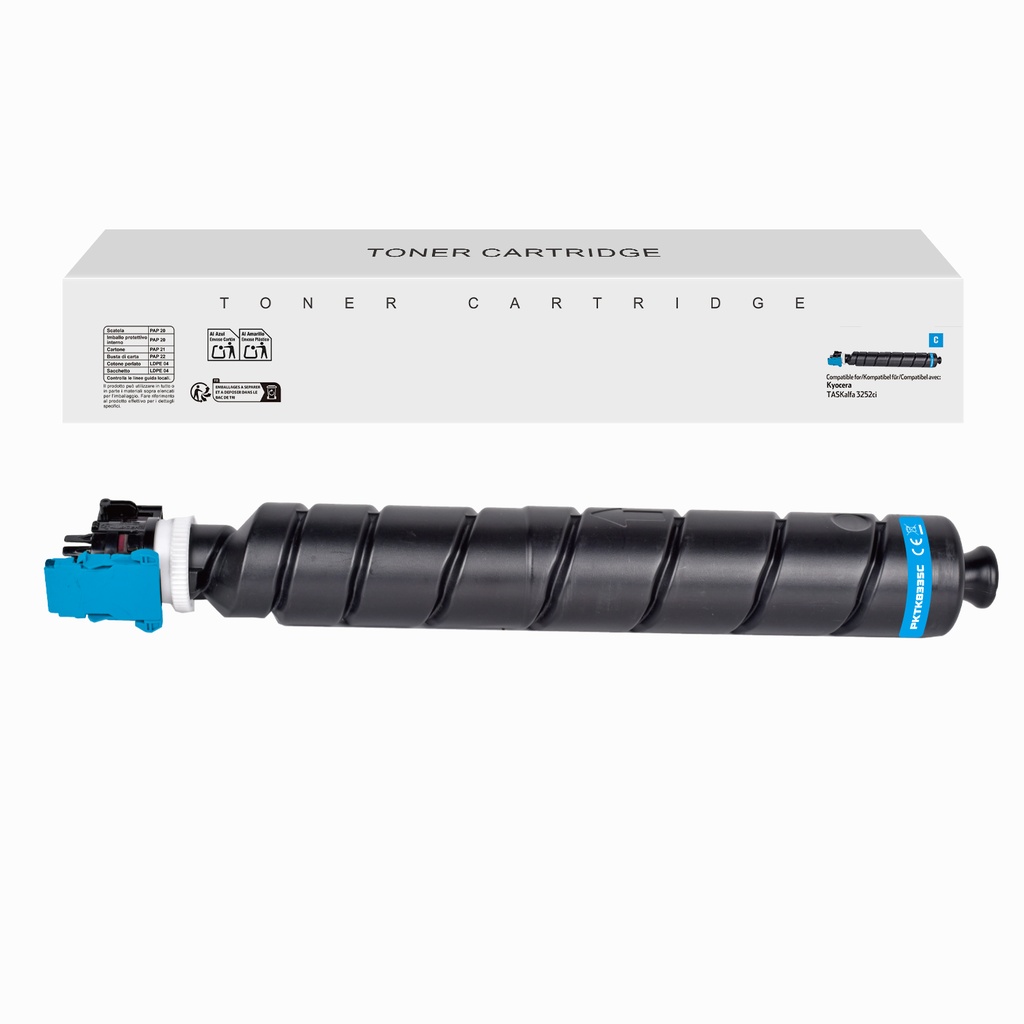 White Box Compatible Kyocera TK-8335C Toner Cyan