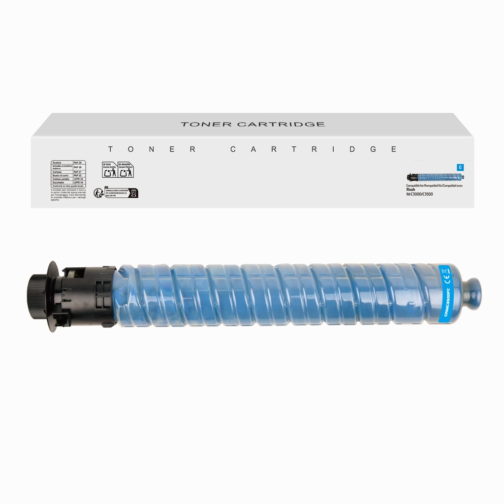 White Box Remanufactured Ricoh 842258 Toner Cyan