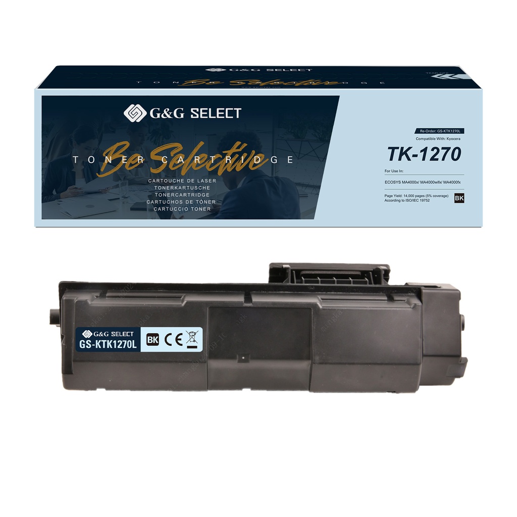 G&G Select Compatible Kyocera TK-1270 Toner Mono