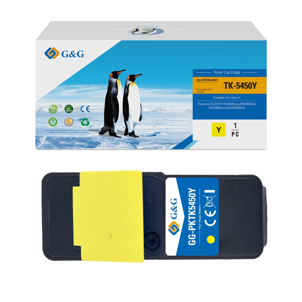 G&G Compatible Kyocera TK-5450Y Toner Yellow