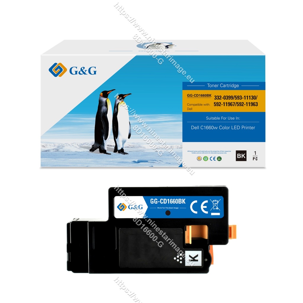 G&G Compatible Dell C1660W Toner B