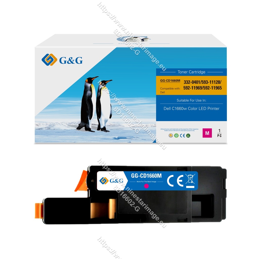 G&G Compatible Dell C1660W Toner M